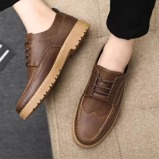 Mens Luxury Shoes Italy Oxford Leather Shoes for Men Classic Business Dress Shoes Quality Trend Casual Loafers Brogue Shoe
